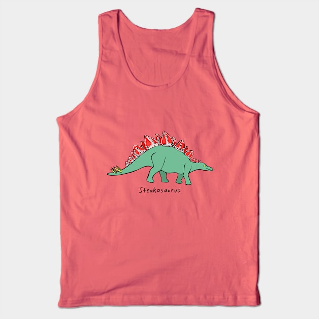 Steakosaurus! Tank Top by RockettGraph1cs